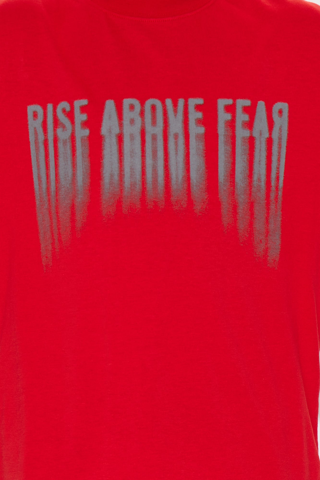 Mini Rise Above Jogger Pant Set - Red/combo