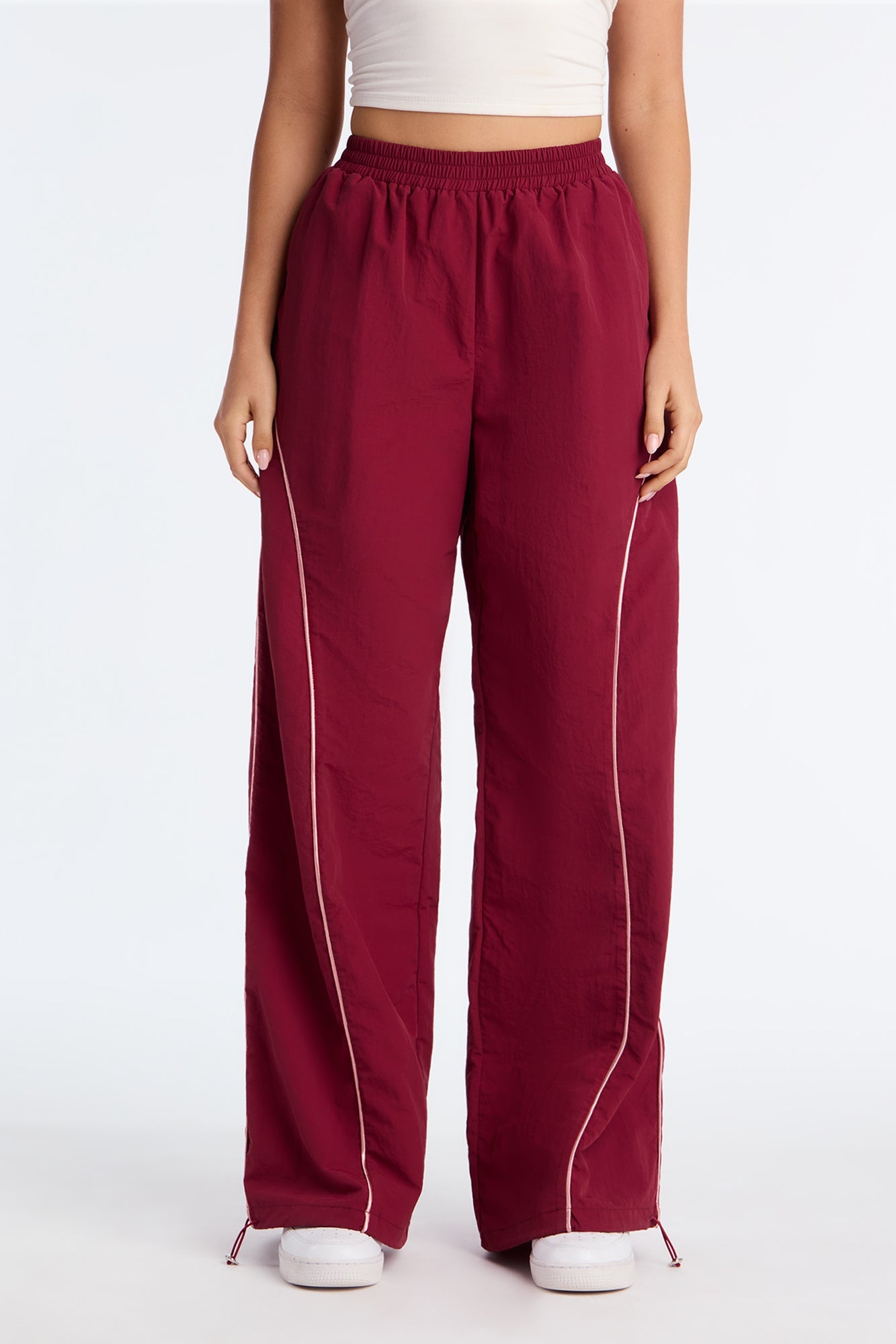 Precise Movement Windbreaker Track Pant - Burgundy/combo