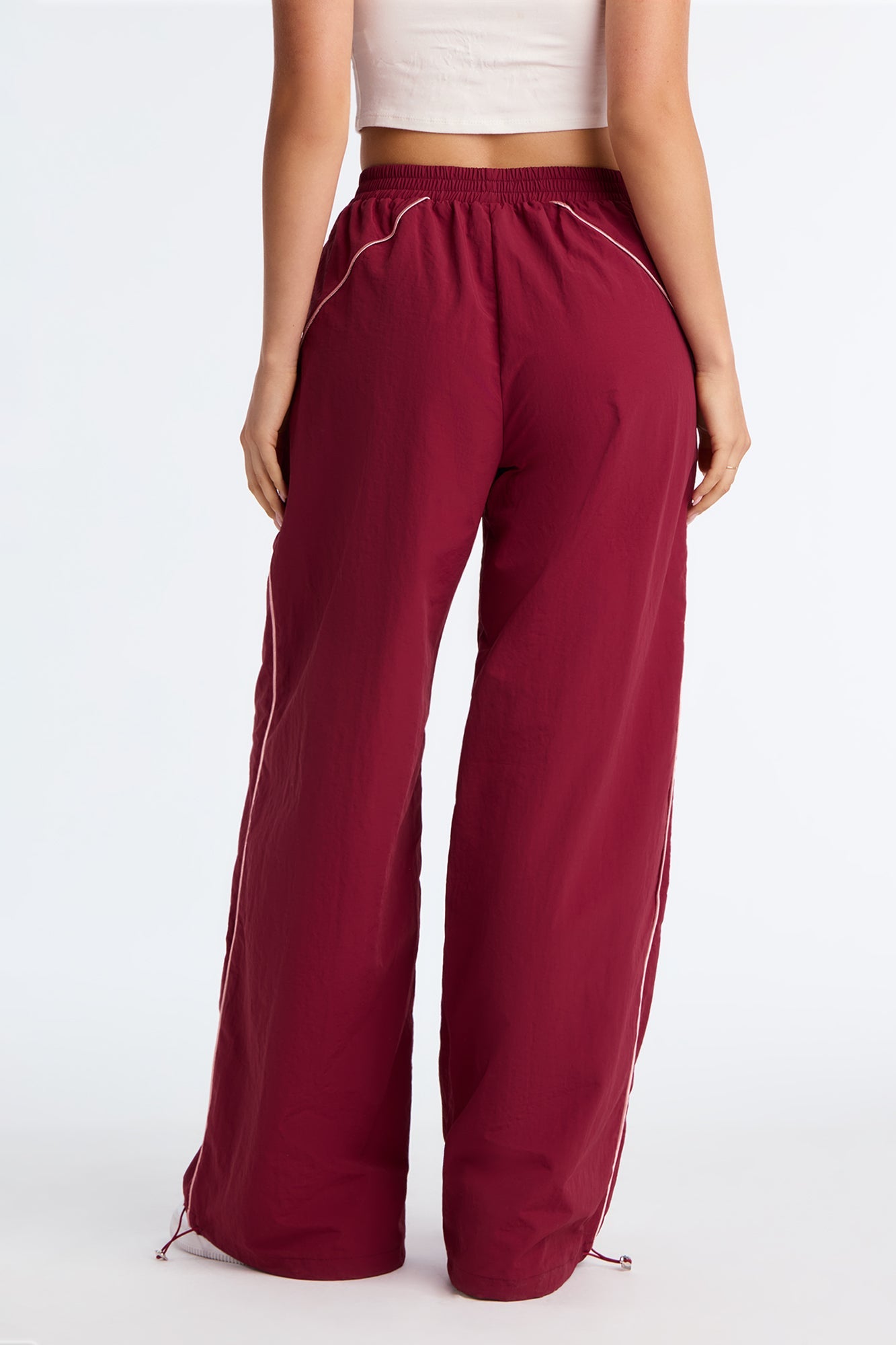 Precise Movement Windbreaker Track Pant - Burgundy/combo