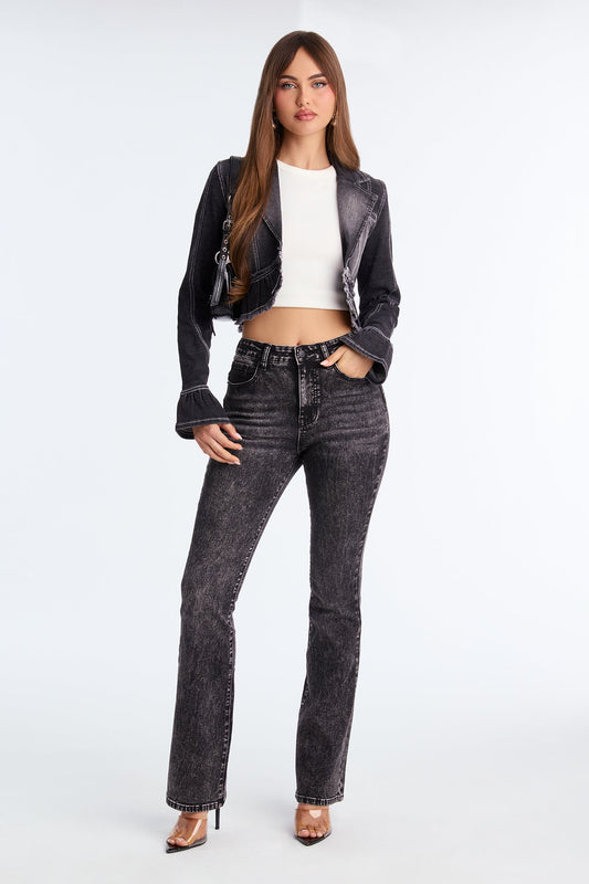 Gemma Sculpting Stretch Bootcut Jeans - Black