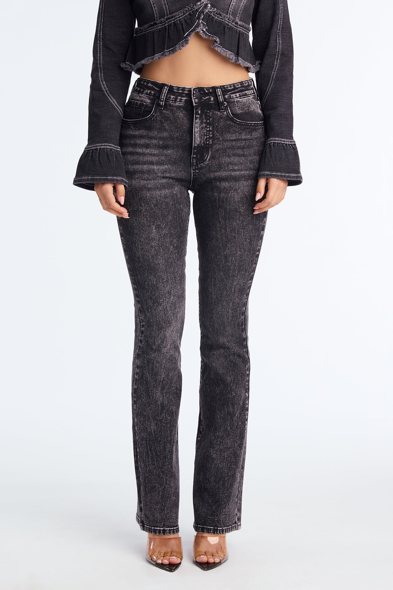 Gemma Sculpting Stretch Bootcut Jeans - Black