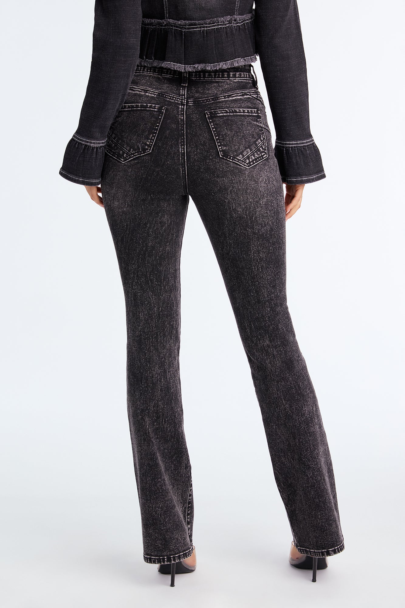 Gemma Sculpting Stretch Bootcut Jeans - Black