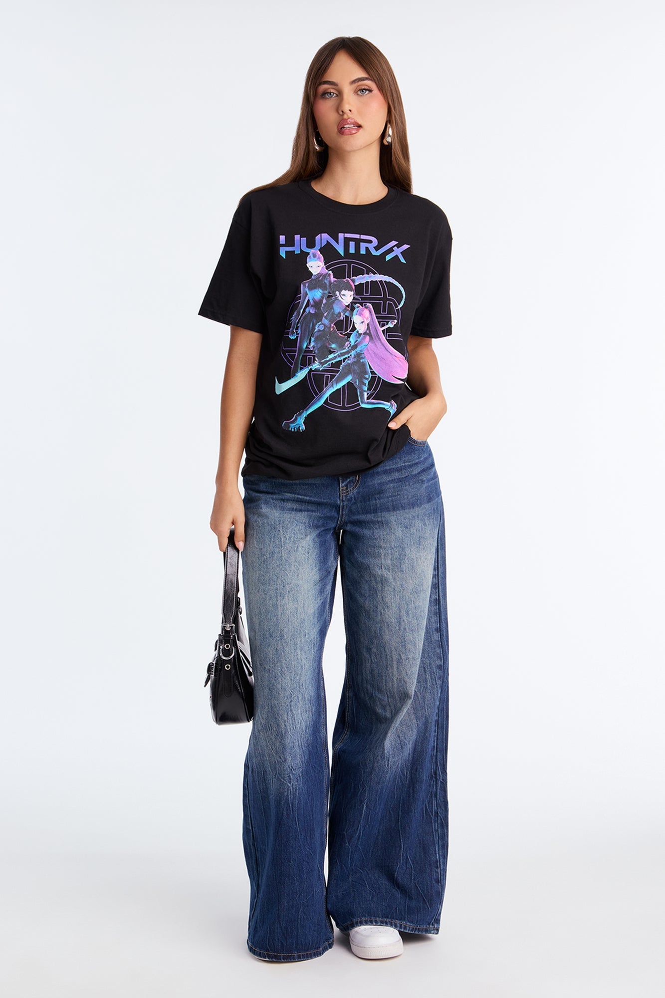 KPOP Demon Hunters Huntrix Tee - Black