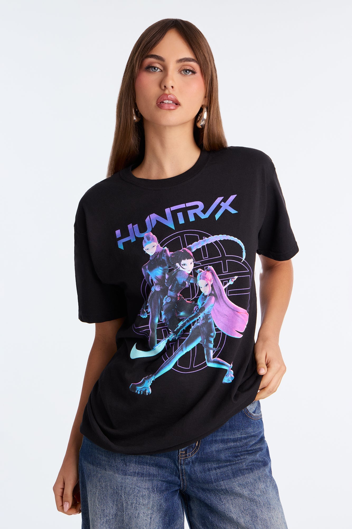 KPOP Demon Hunters Huntrix Tee - Black