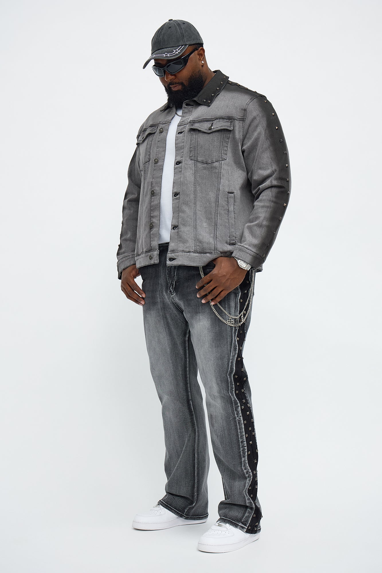 Stacked Slim Flare Rockstar Vibe Jean - Black Wash
