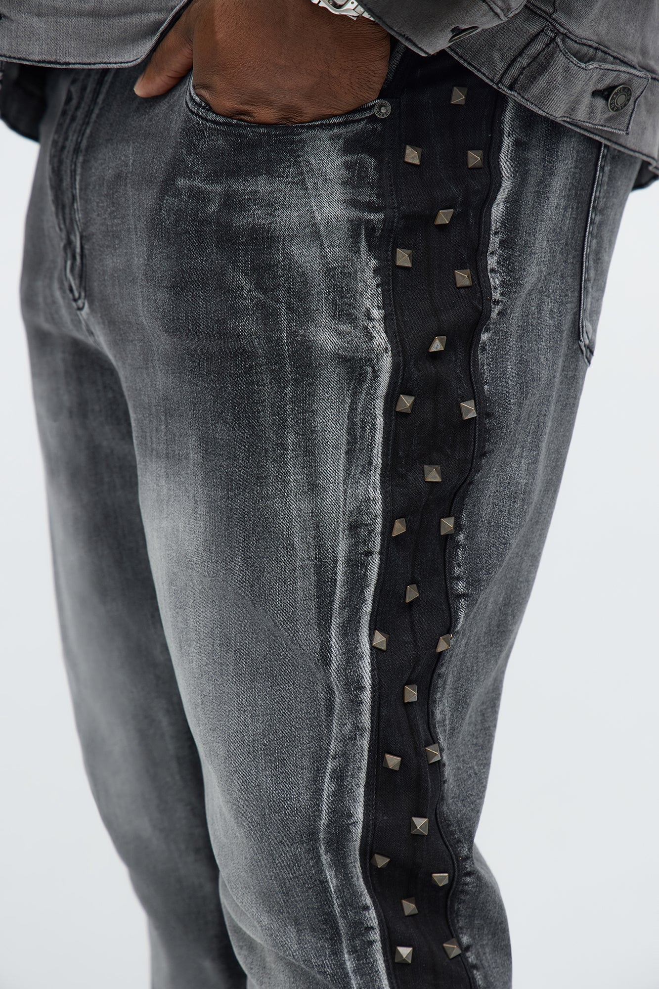Stacked Slim Flare Rockstar Vibe Jean - Black Wash