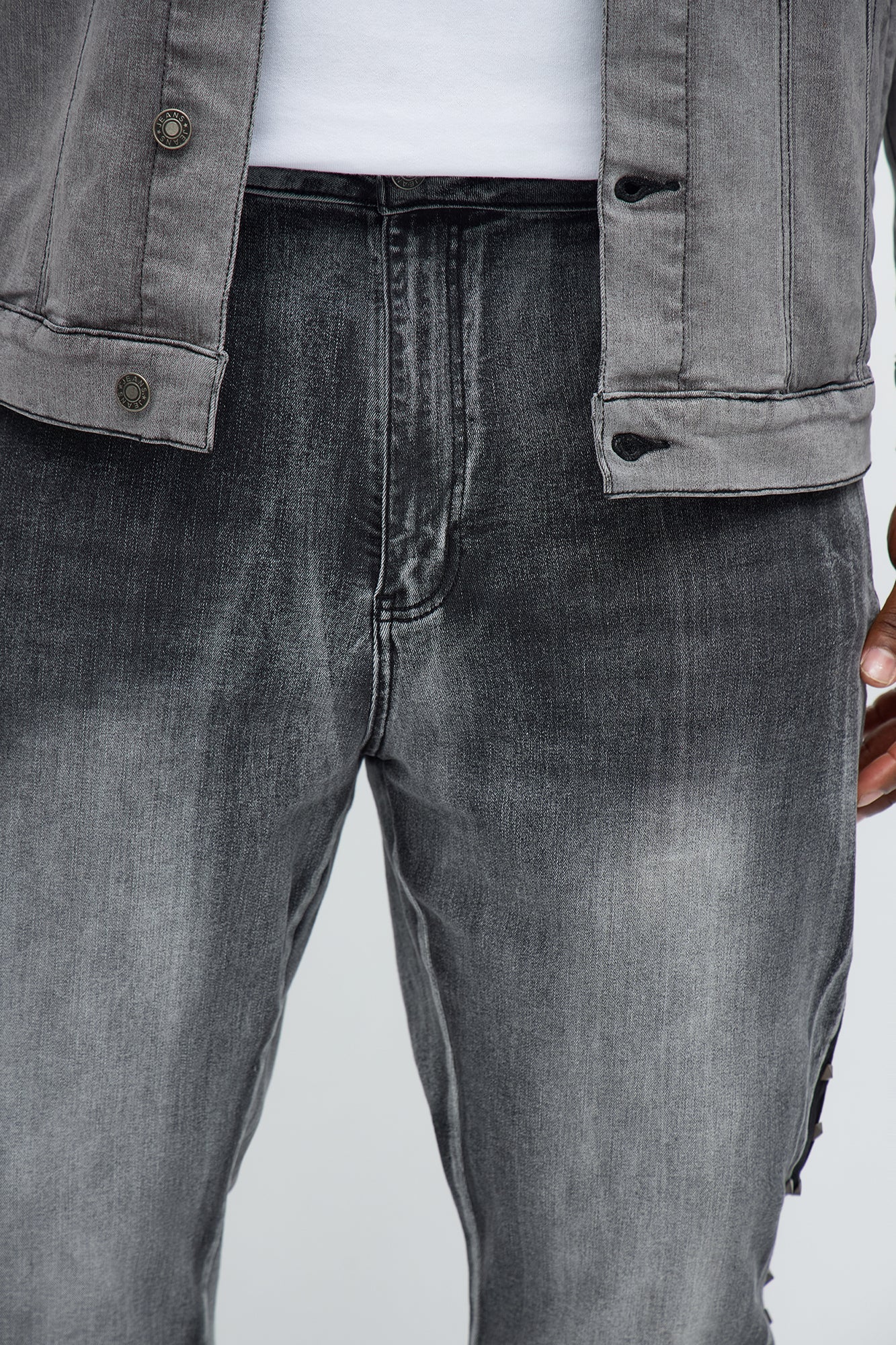 Stacked Slim Flare Rockstar Vibe Jean - Black Wash