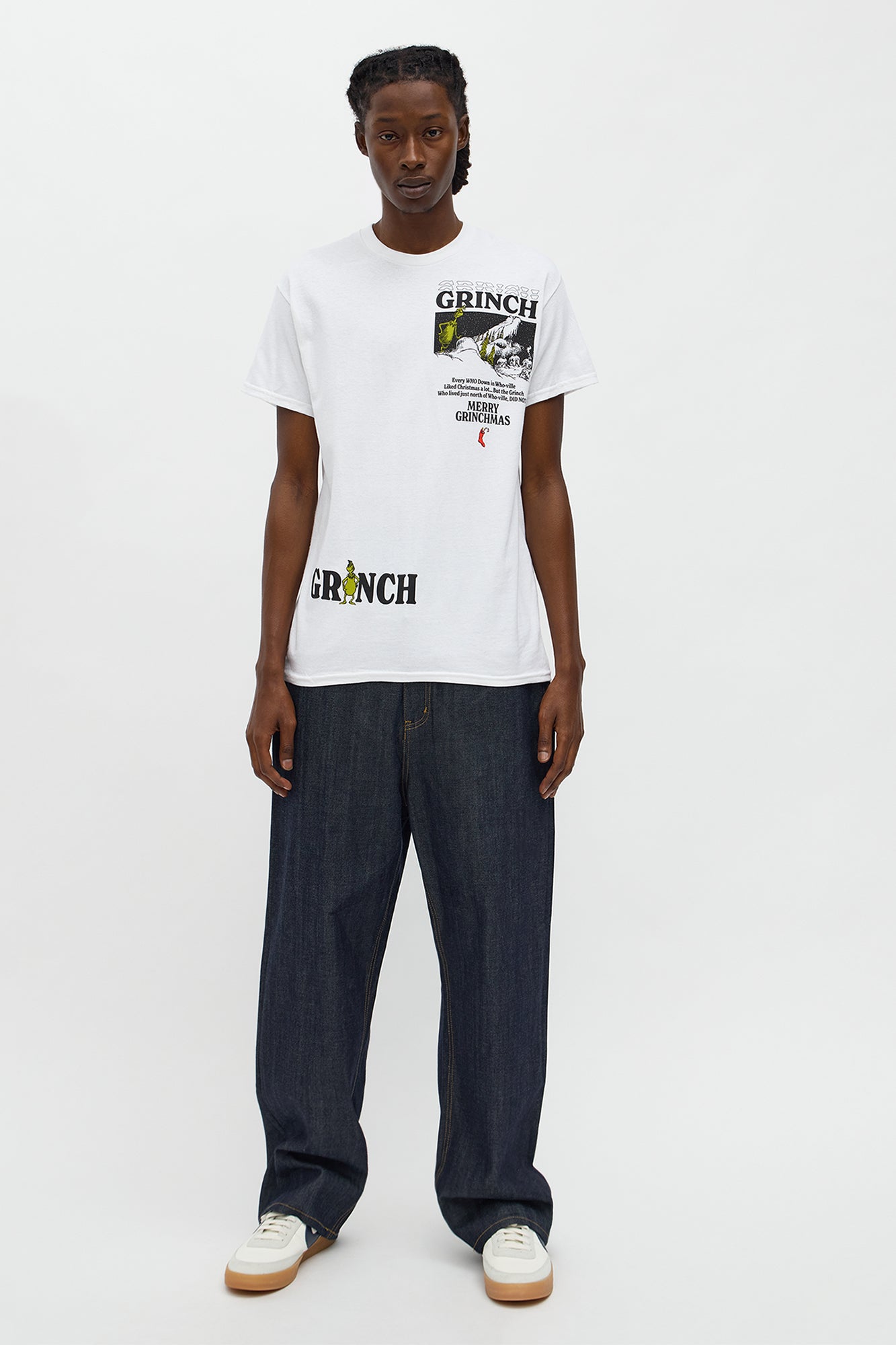 The Grinch Stole Christmas Short Sleeve Tee - White