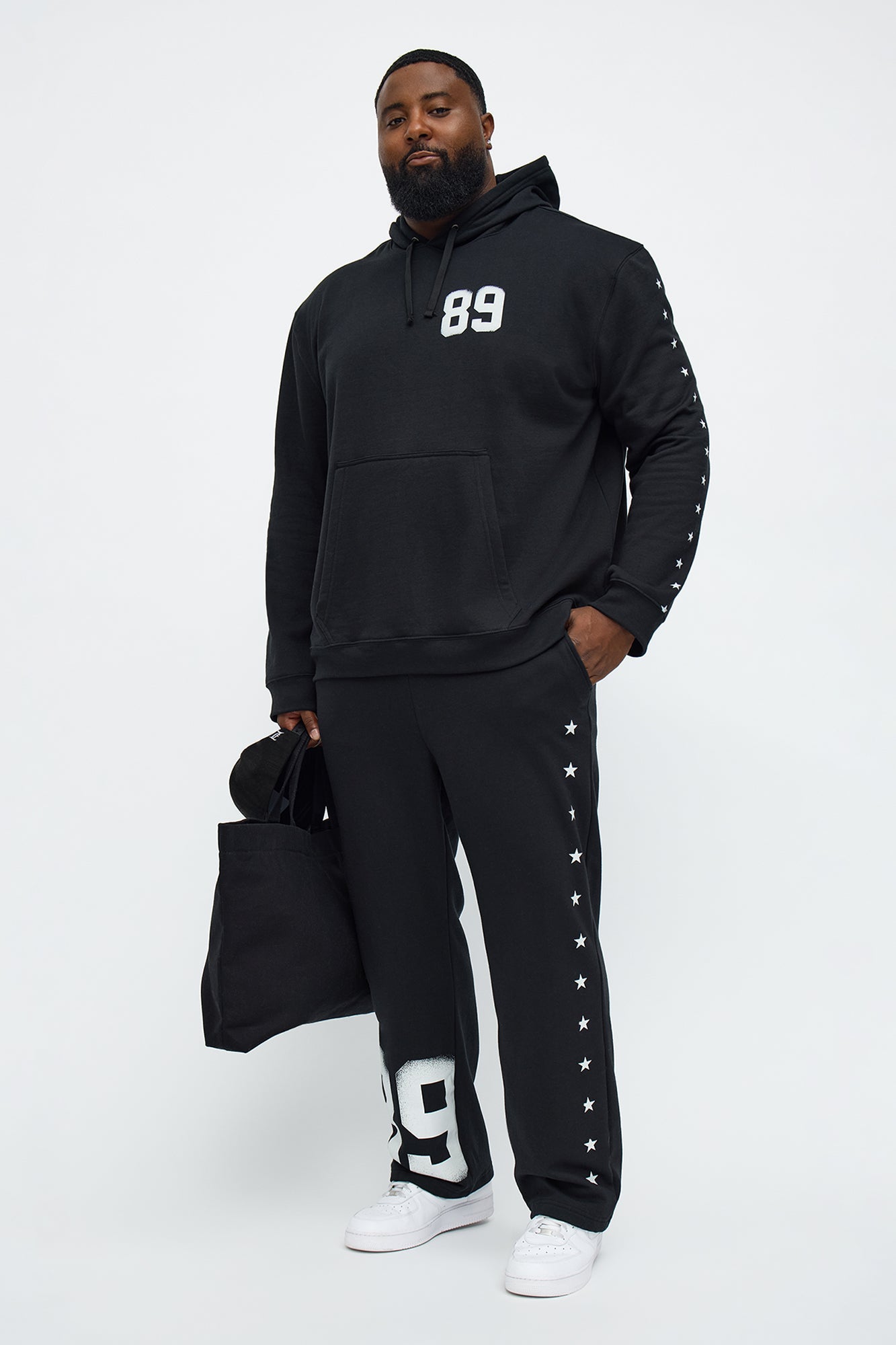 Back In 89 Hoodie - Black