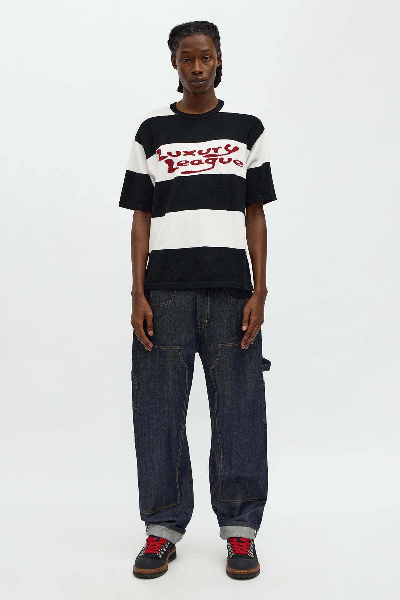 Luxury League Knit Tee - Multi Color