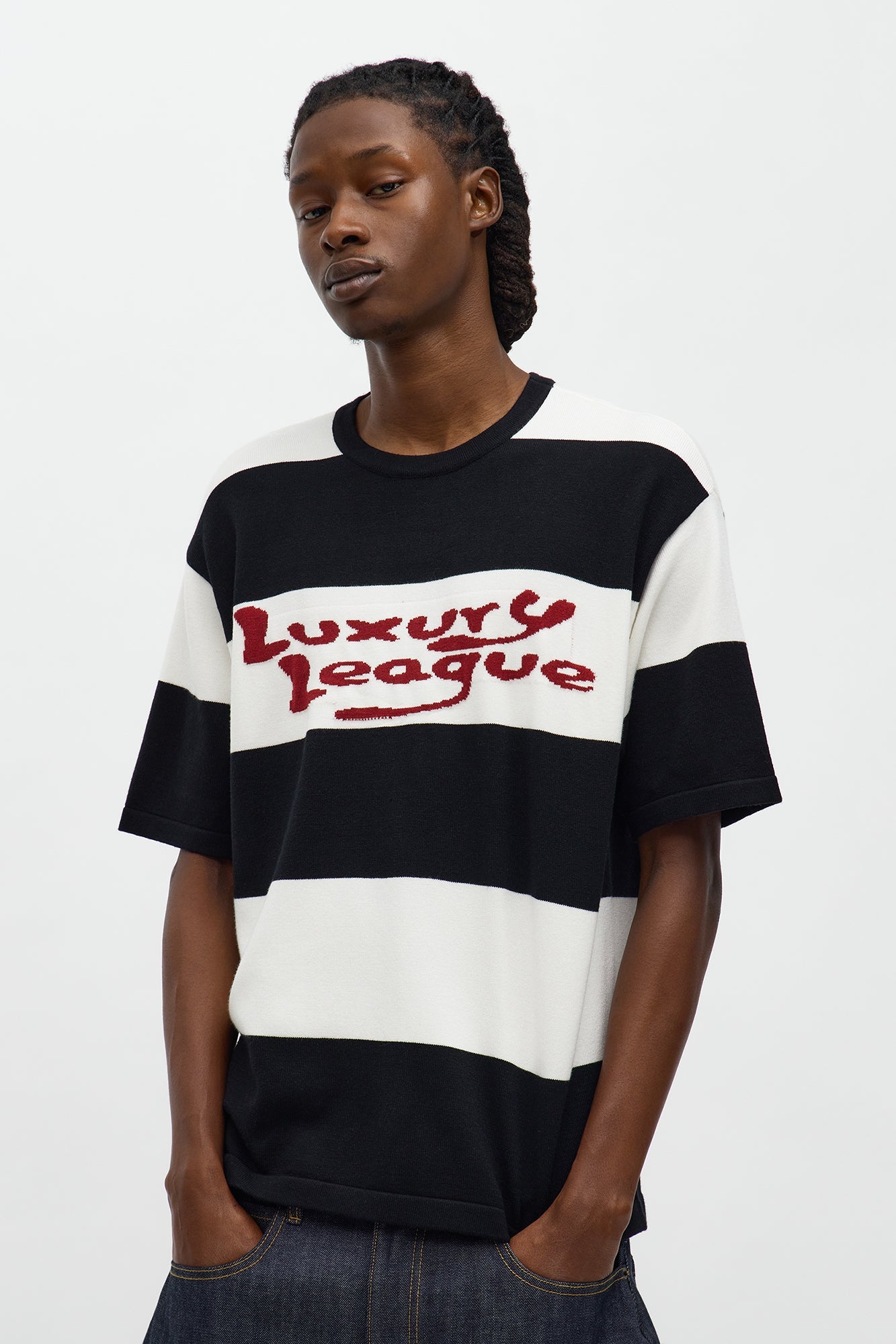 Luxury League Knit Tee - Multi Color