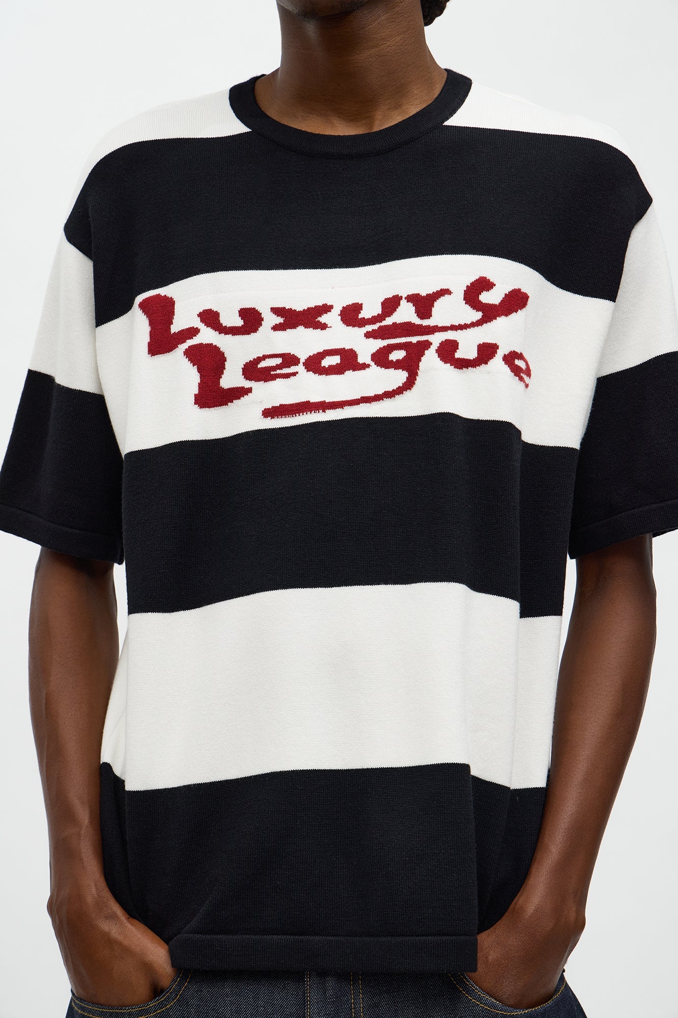 Luxury League Knit Tee - Multi Color