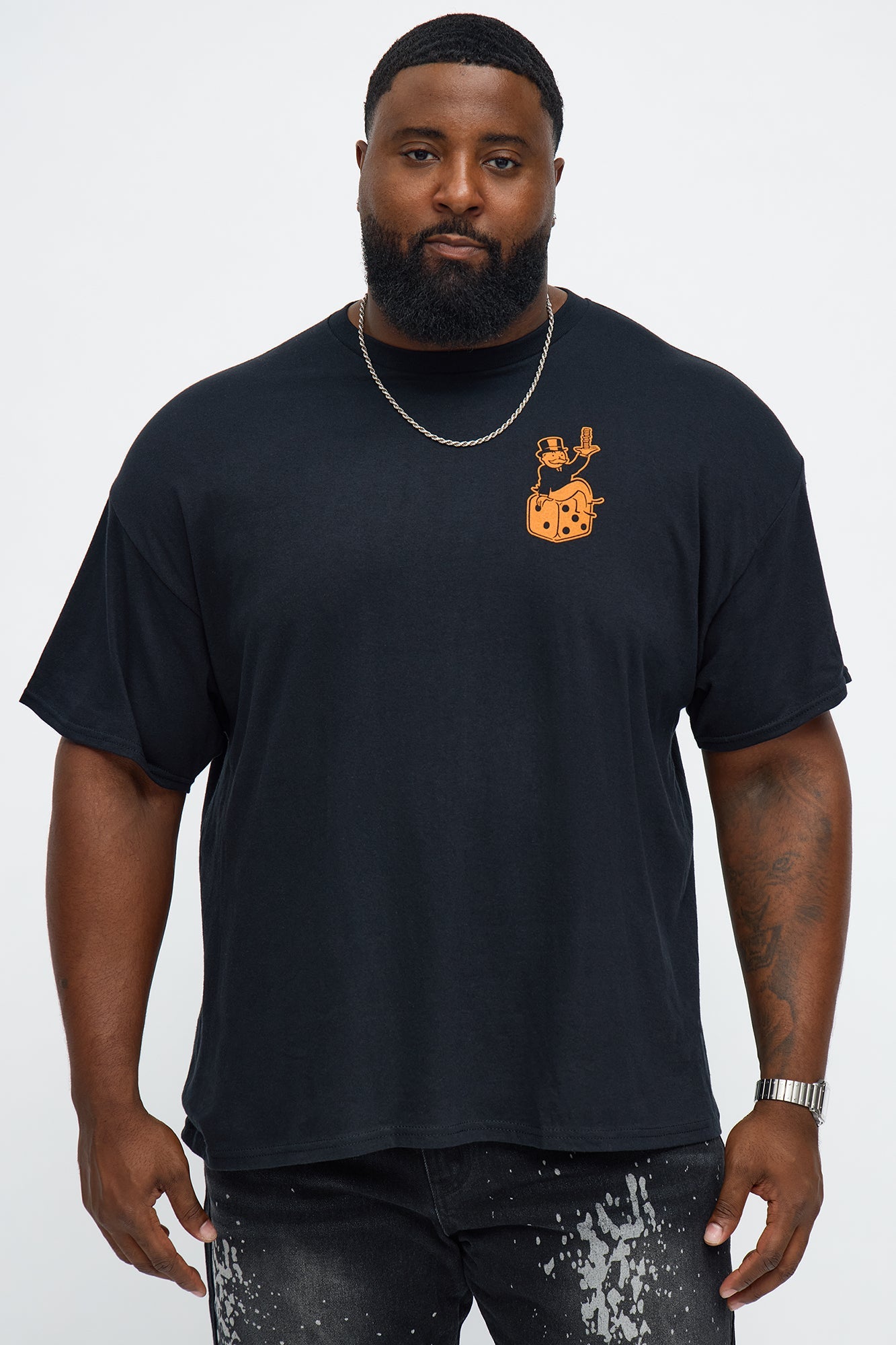 Monopoly Take The Chance Short Sleeve Tee - Black