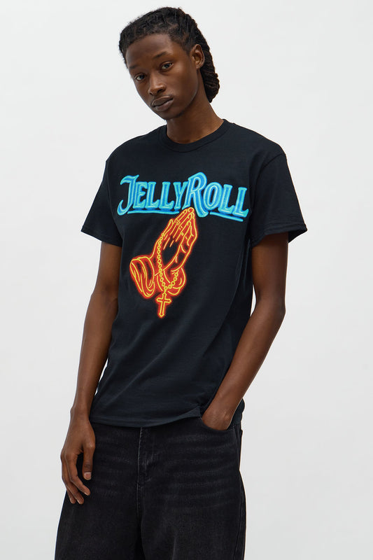 Jelly Roll Pray For Me Short Sleeve Tee - Black