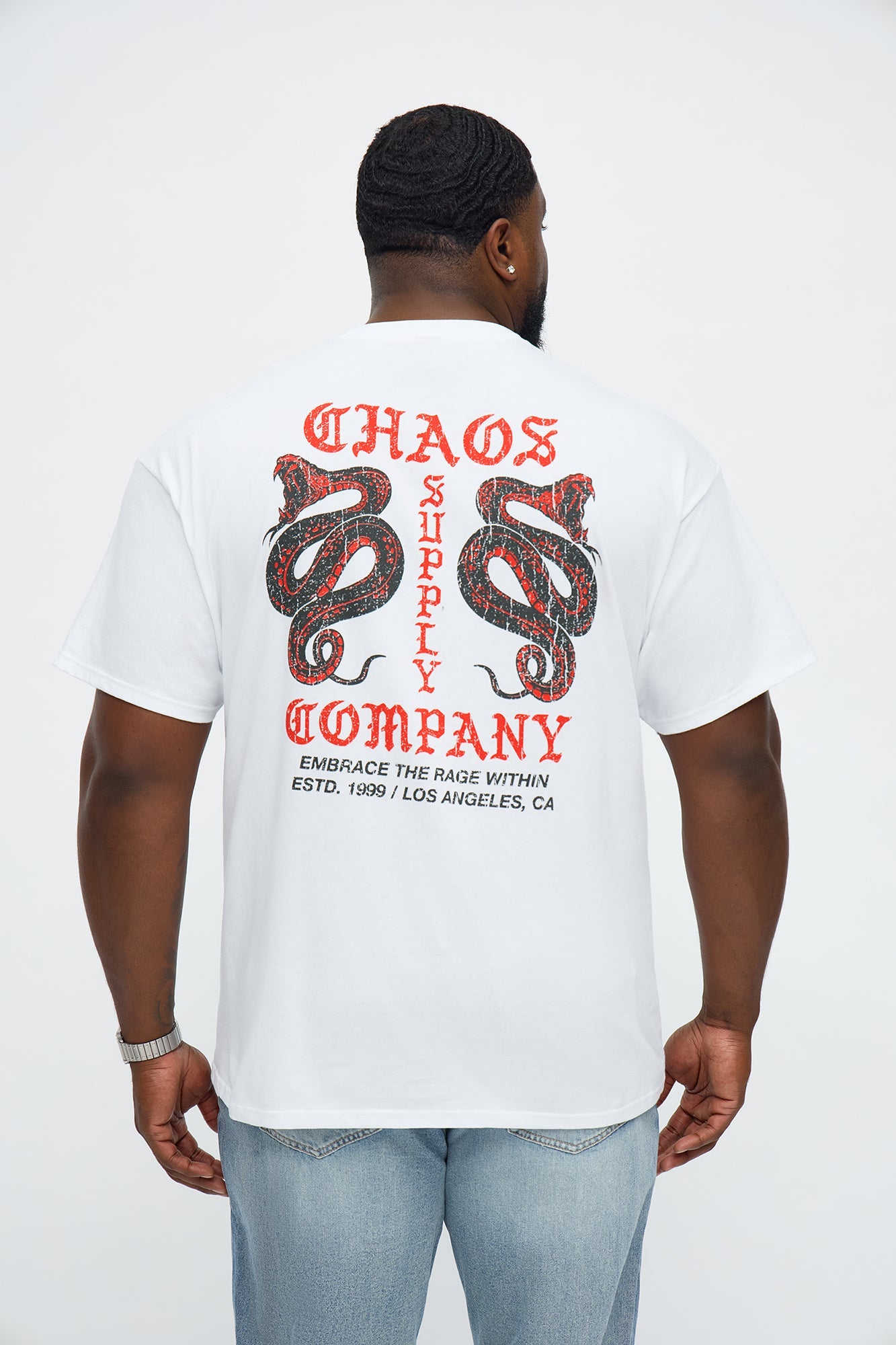 Chaos Supply Co. Short Sleeve Tee - Ivory