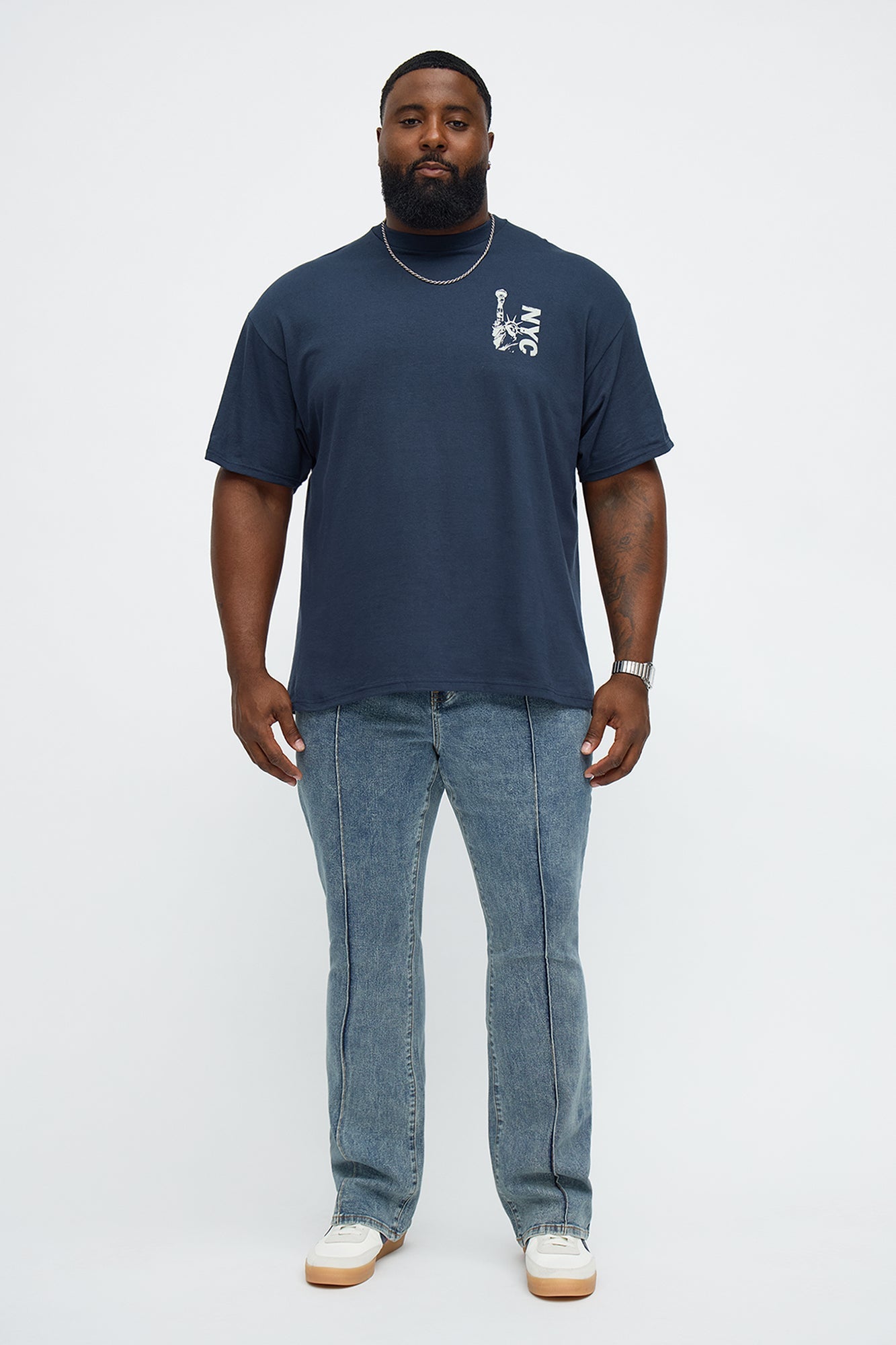 New York City Lady Liberty Short Sleeve Tee - Navy