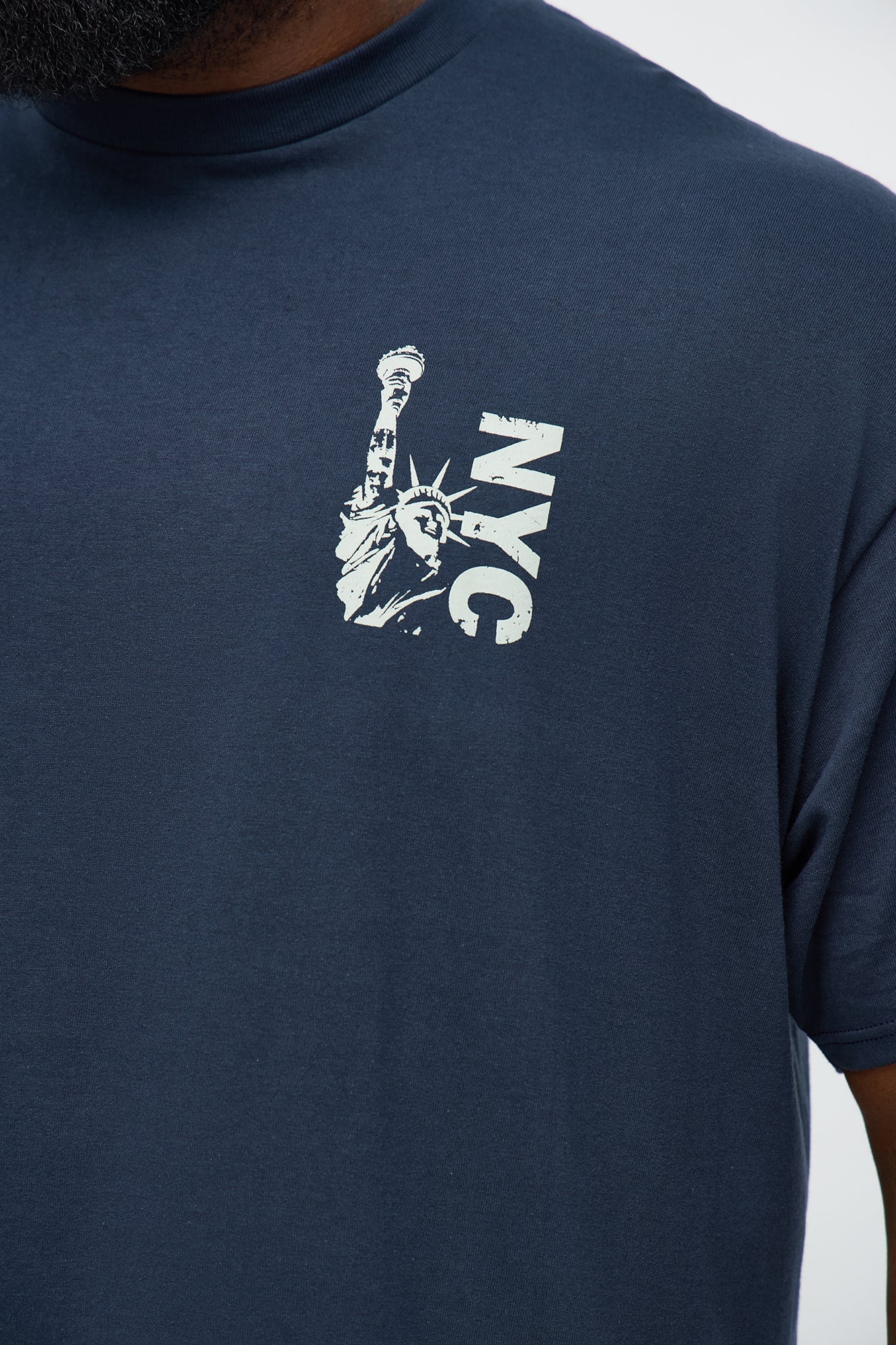 New York City Lady Liberty Short Sleeve Tee - Navy