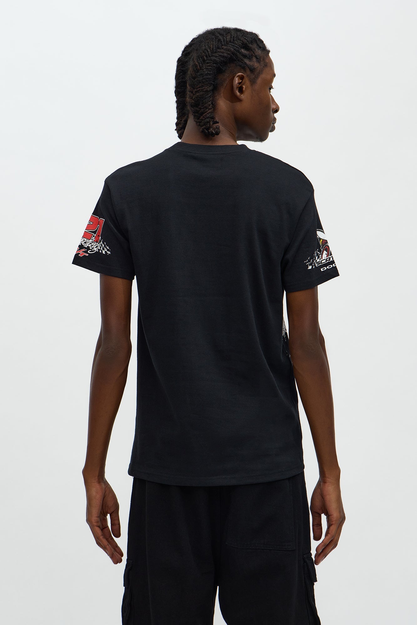 Dodge Scatpack American Racing Short Sleeve Tee - Black