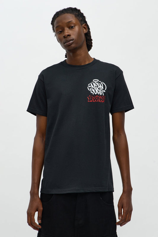 Brooklyn NYC Bridge Short Sleeve Tee - Black