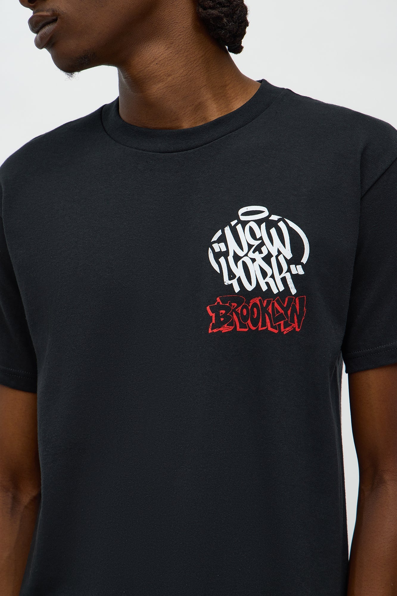 Brooklyn NYC Bridge Short Sleeve Tee - Black