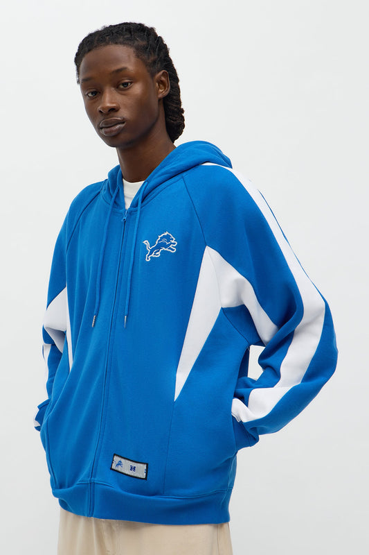 Lions Monster Oversized Zip Up Hoodie - Light Blue