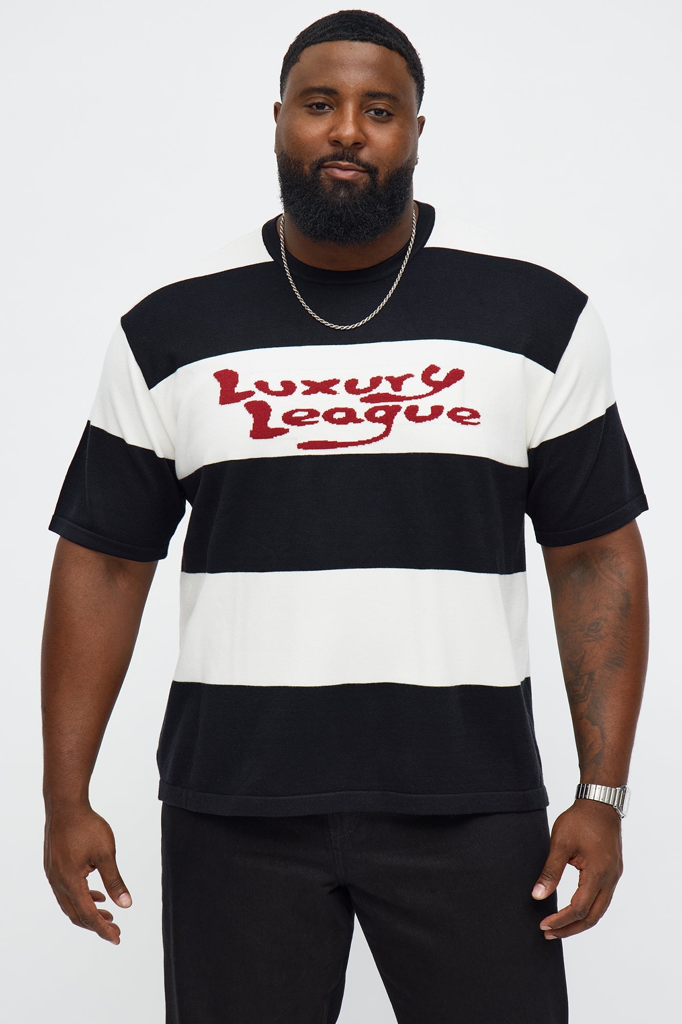 Luxury League Knit Tee - Multi Color