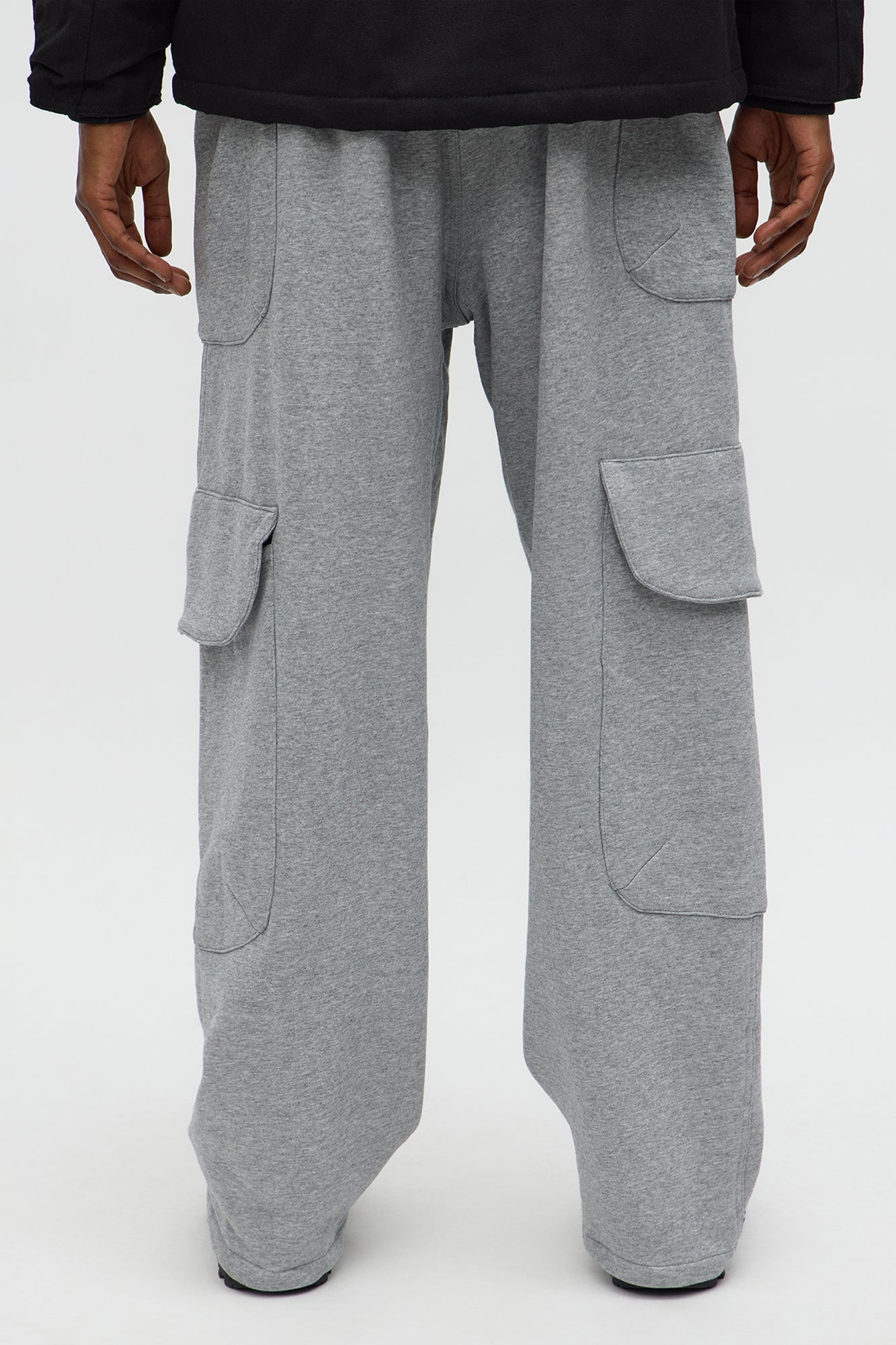 Cargo Stashed Sweatpants - Grey