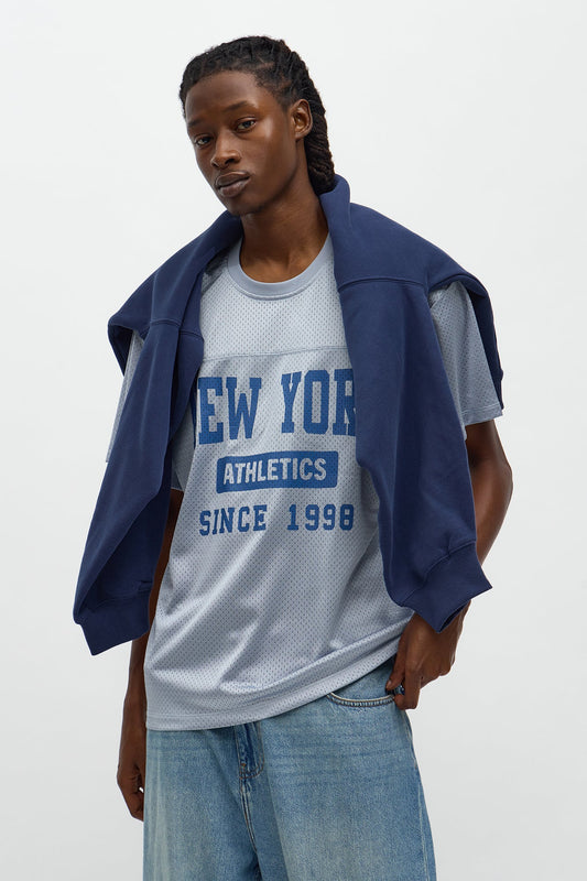 New York Jersey Tee - Blue