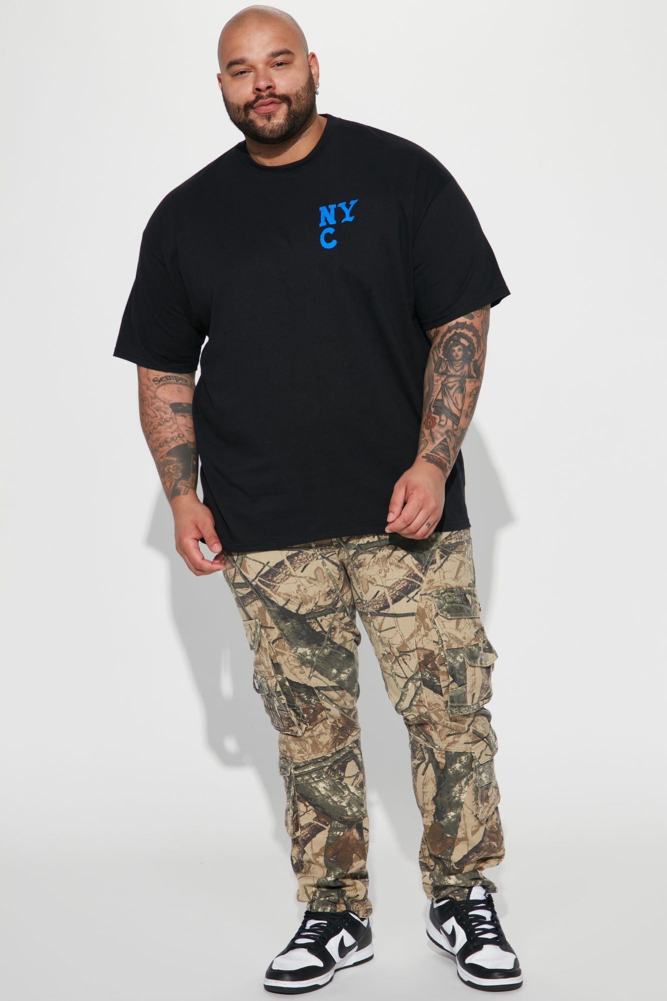 Never Too Many Pockets Cargo Slim Jeans - Camouflage