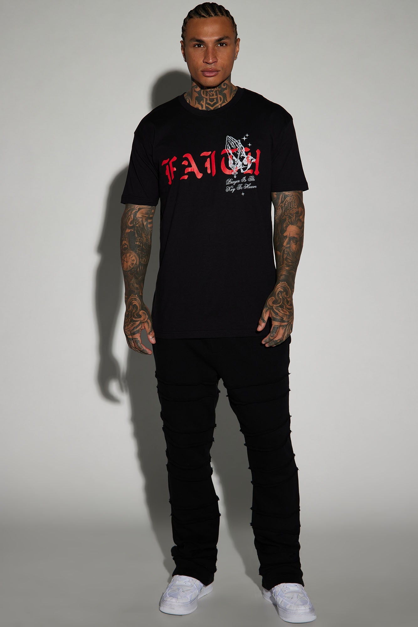 Blessed With Faith Short Sleeve Tee - Black