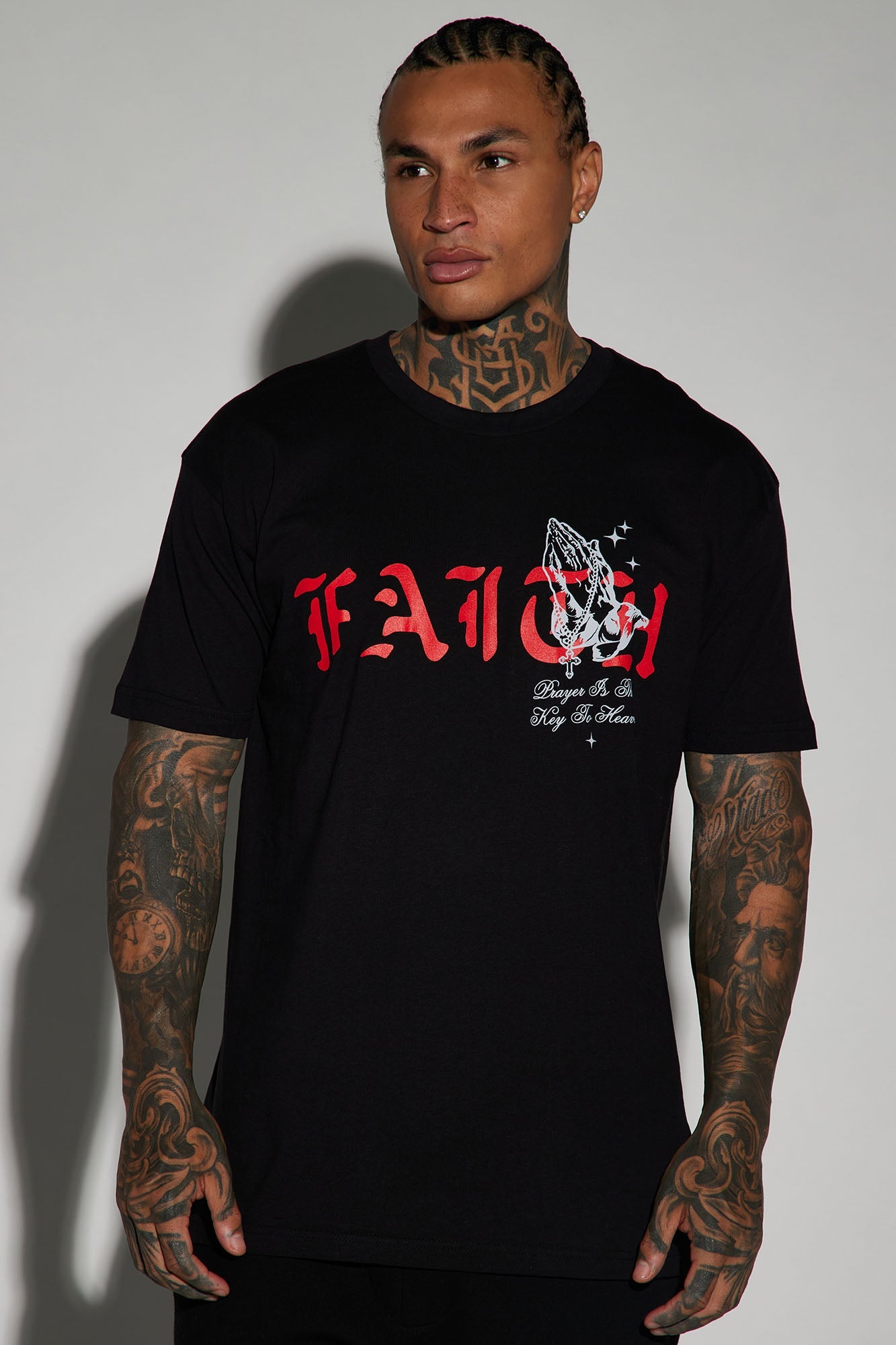 Blessed With Faith Short Sleeve Tee - Black