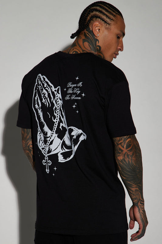 Blessed With Faith Short Sleeve Tee - Black
