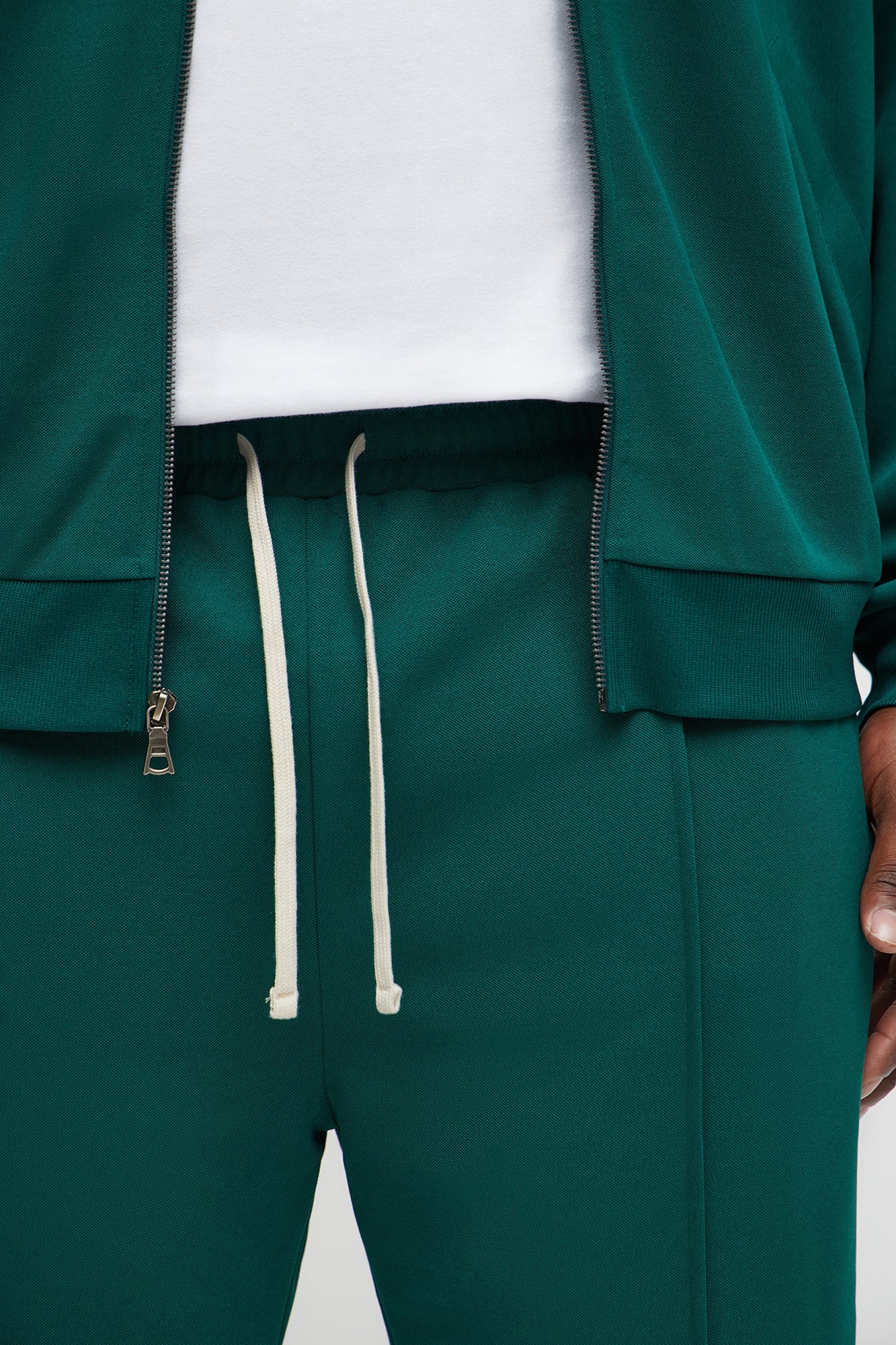 Dennis Slim Flare Track Pant - Green