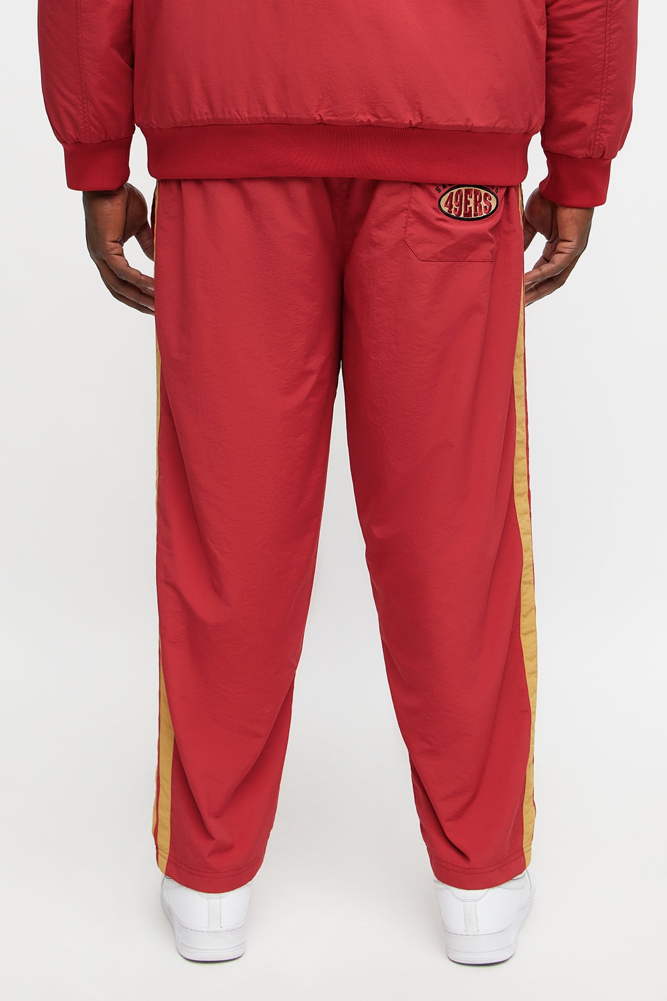 49ers Carbon Wind Straight Pant - Red/combo