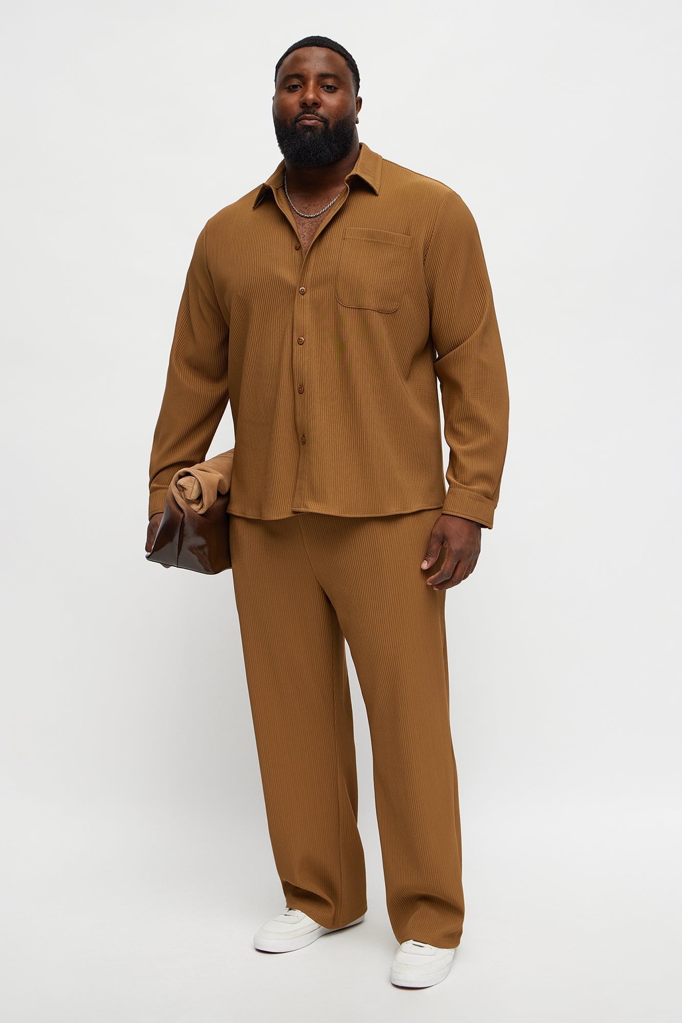 Show Up Long Sleeve Shirt - Bronze