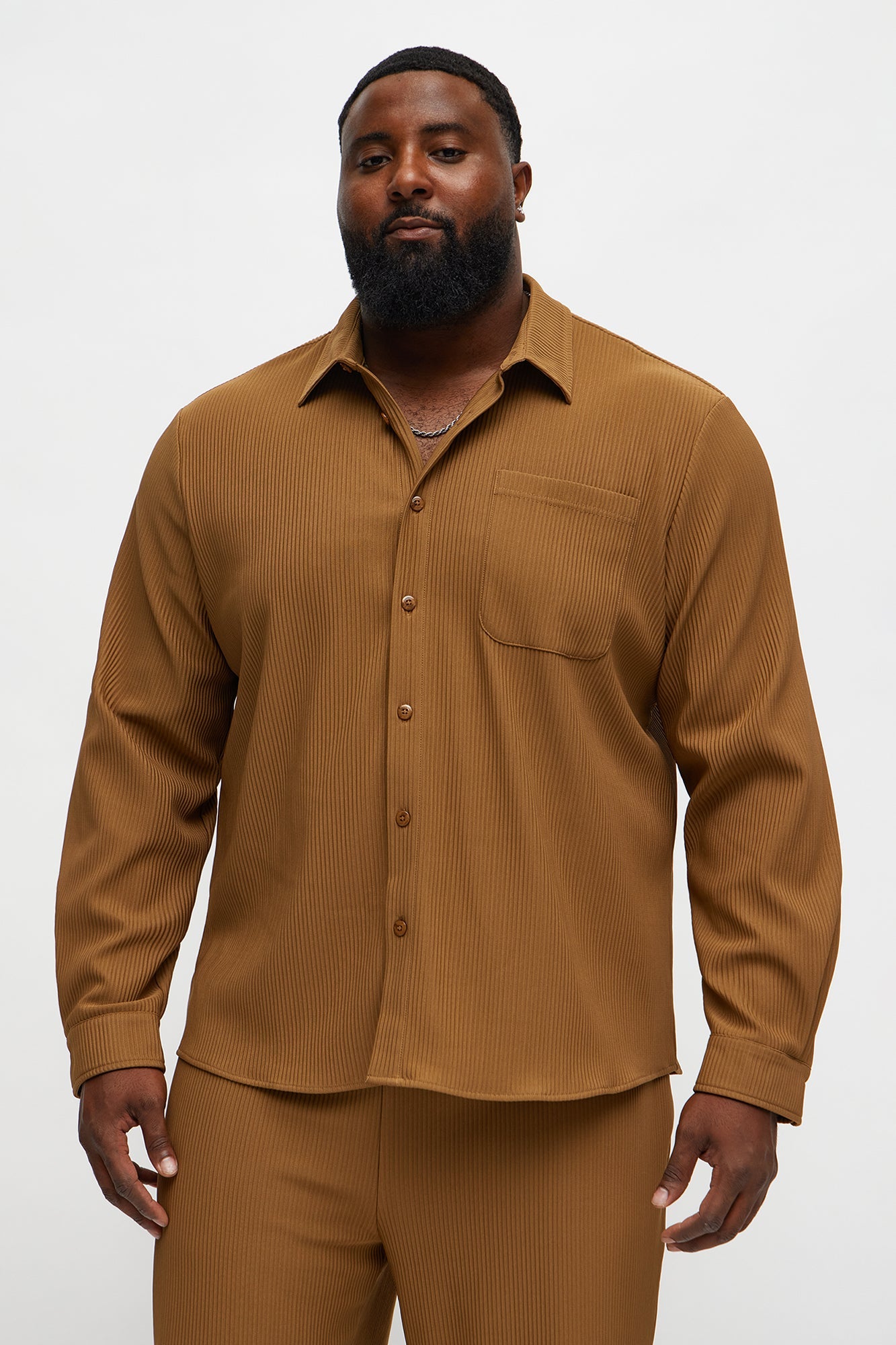 Show Up Long Sleeve Shirt - Bronze