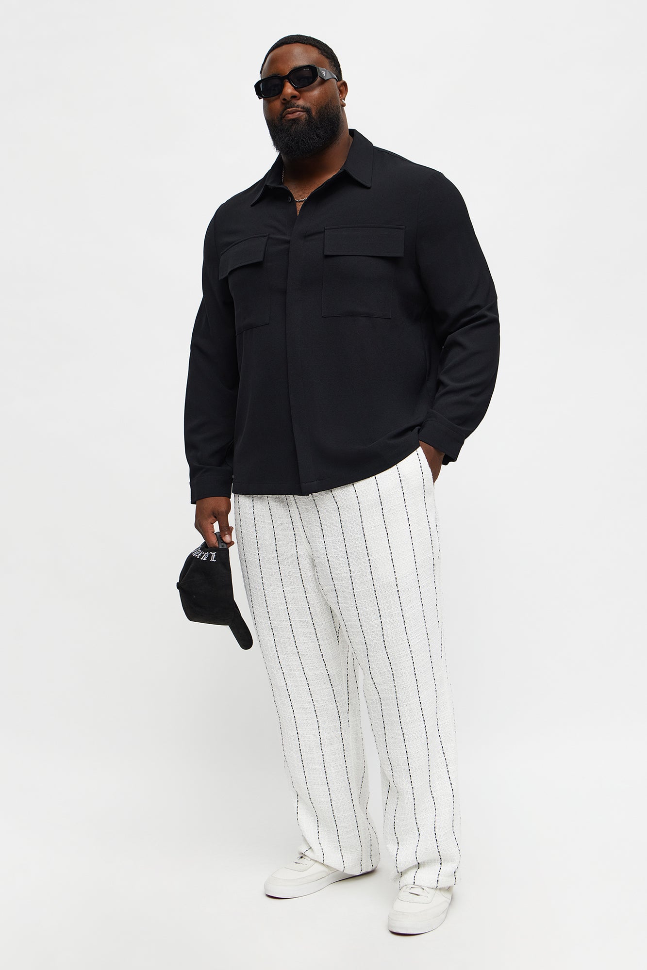 Straight Newport Beach Textured Drawstring Pant - White