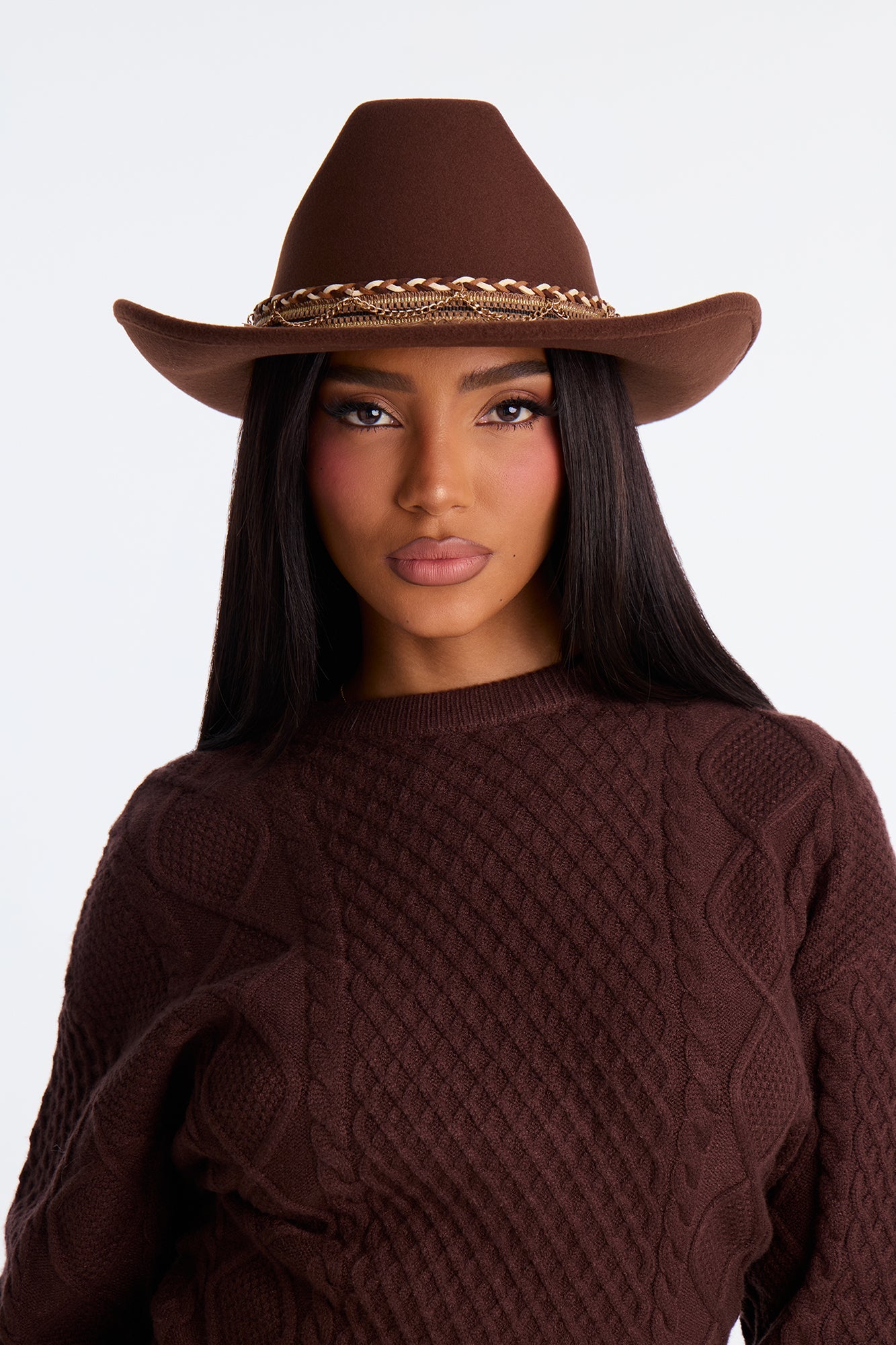 Raven Rodeo Cowboy Hat - Brown