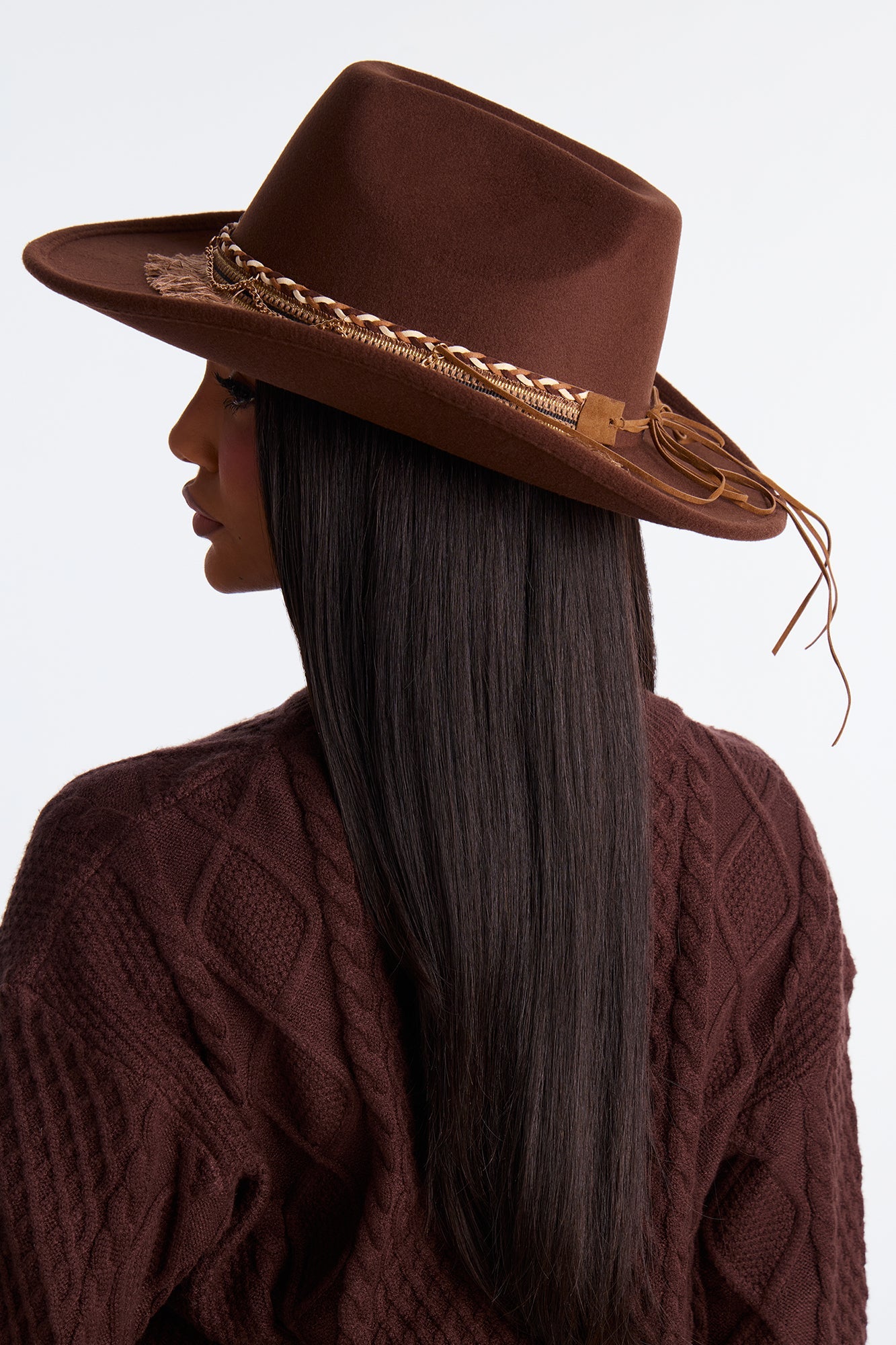Raven Rodeo Cowboy Hat - Brown