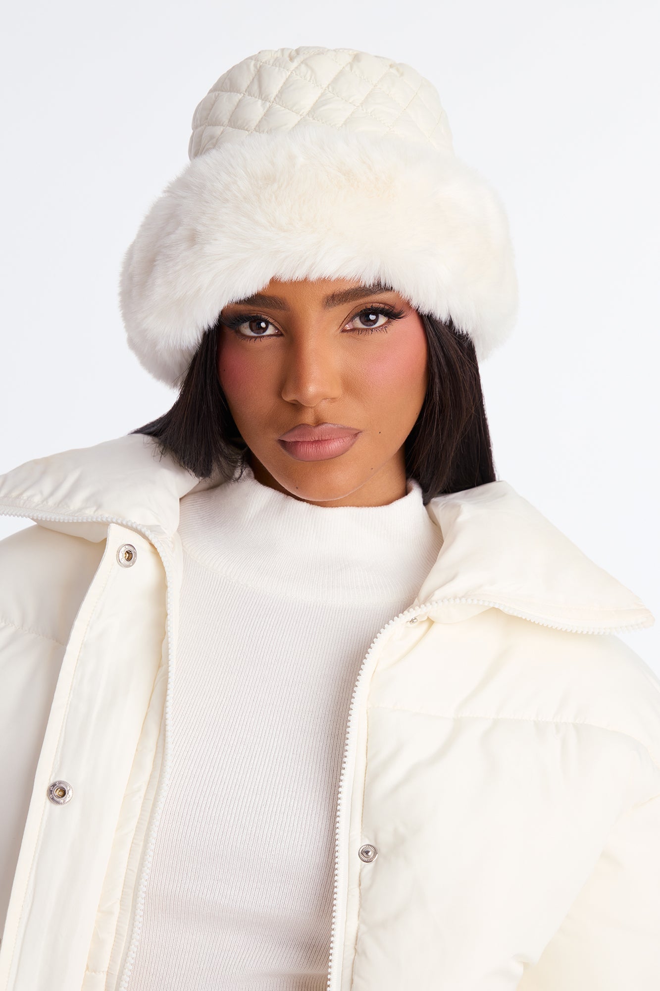 Game On Nylon Bucket Hat - White