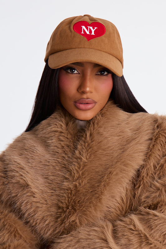 Love My City NY Baseball Hat - Khaki