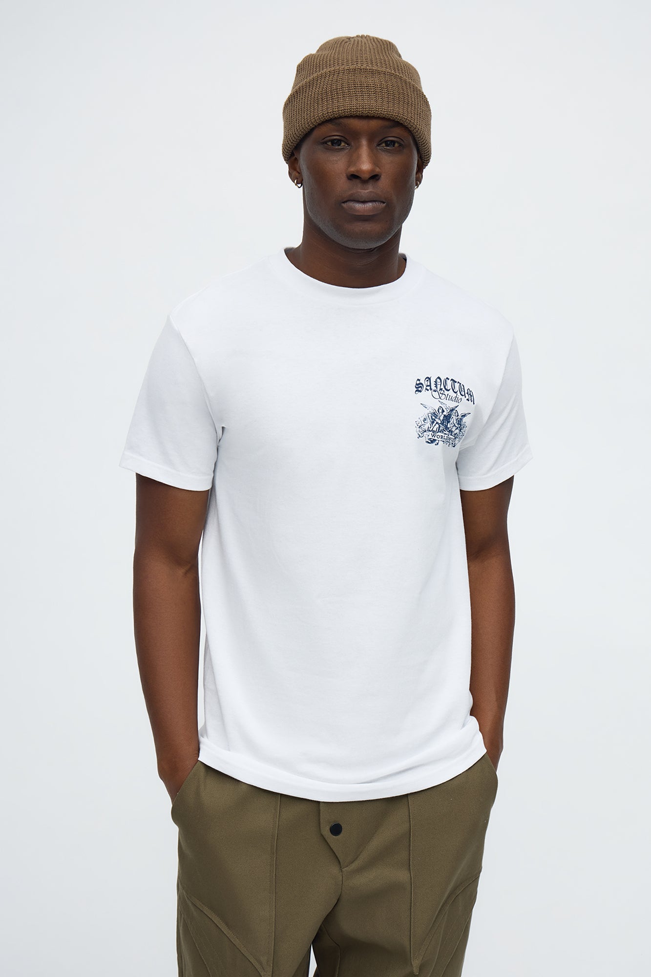 Sanctum Studio Worldwide Short Sleeve Tee - Ivory