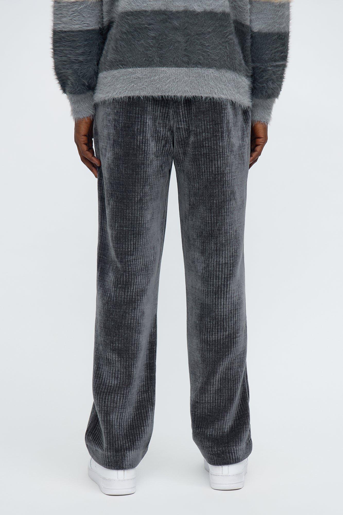 Straight Ashwood Cord Pant - Grey