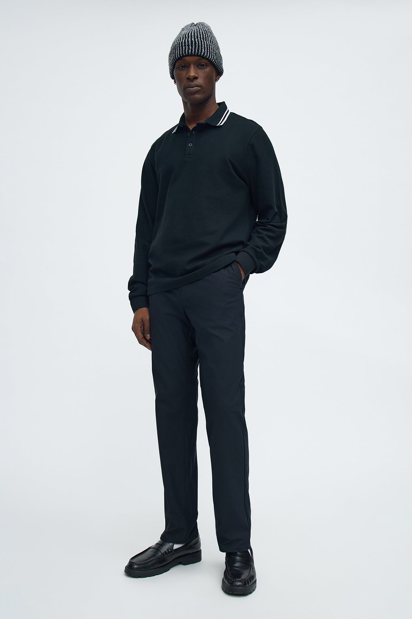 Slim Tedrick Stretch Pant - Black