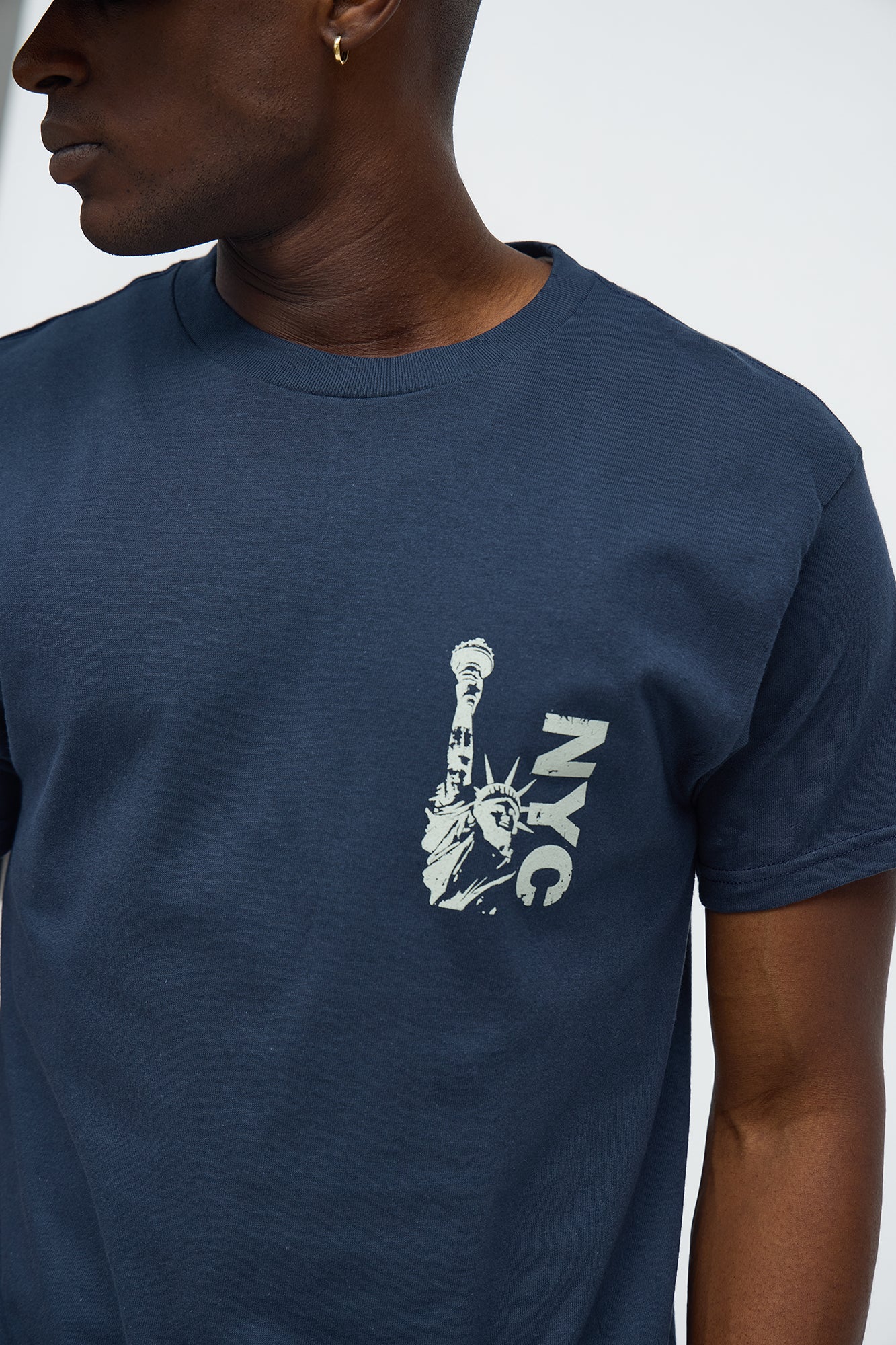 New York City Lady Liberty Short Sleeve Tee - Navy