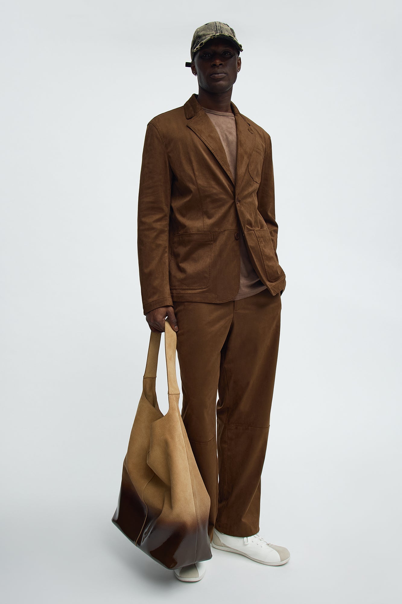 Old Money Suede New Classic Blazer - Brown