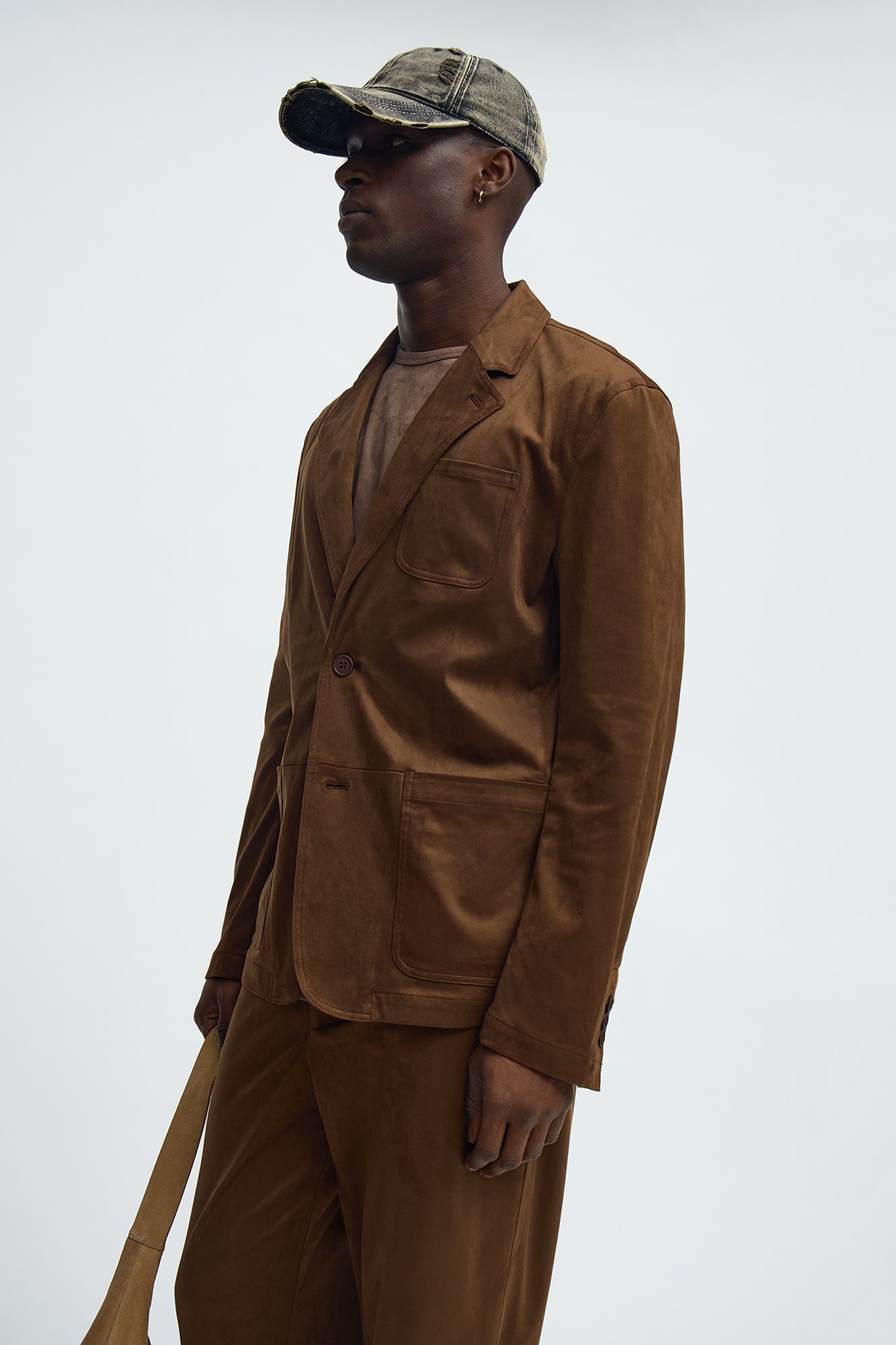 Old Money Suede New Classic Blazer - Brown