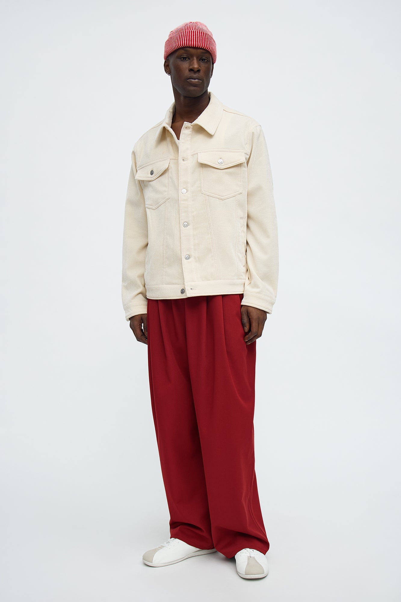 Baggy Grier Flow Pant - Burgundy