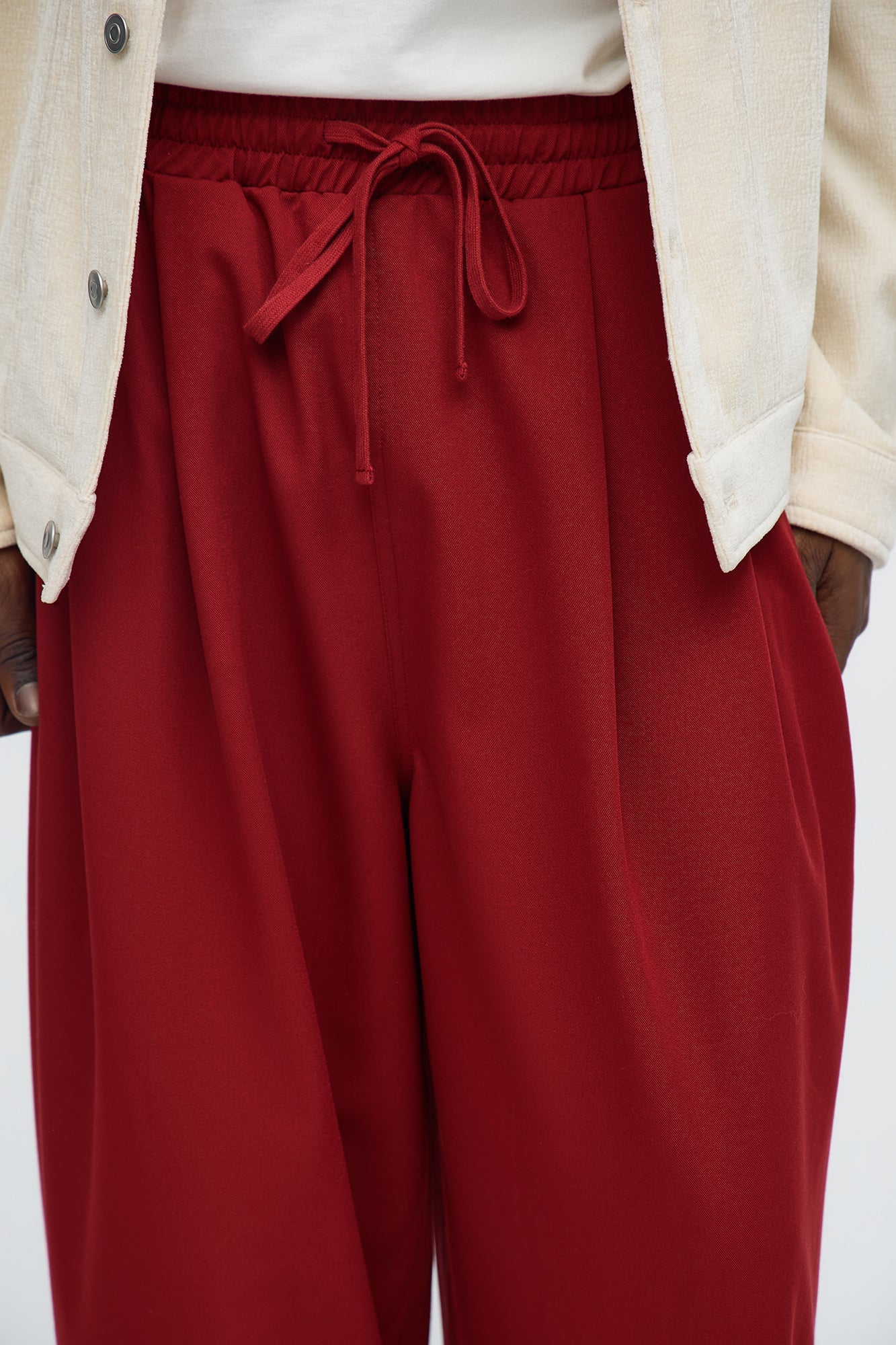 Baggy Grier Flow Pant - Burgundy