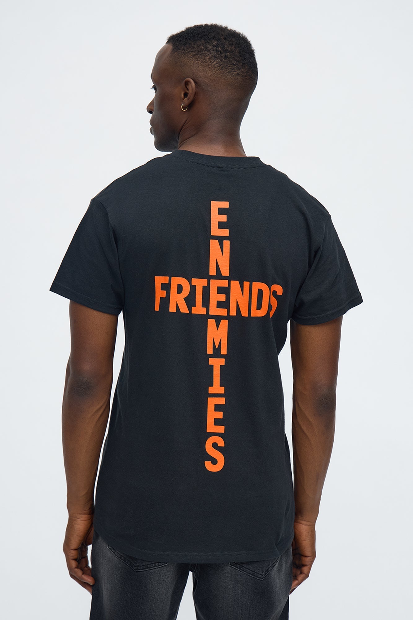 Fake Friend Short Sleeve Tee - Black